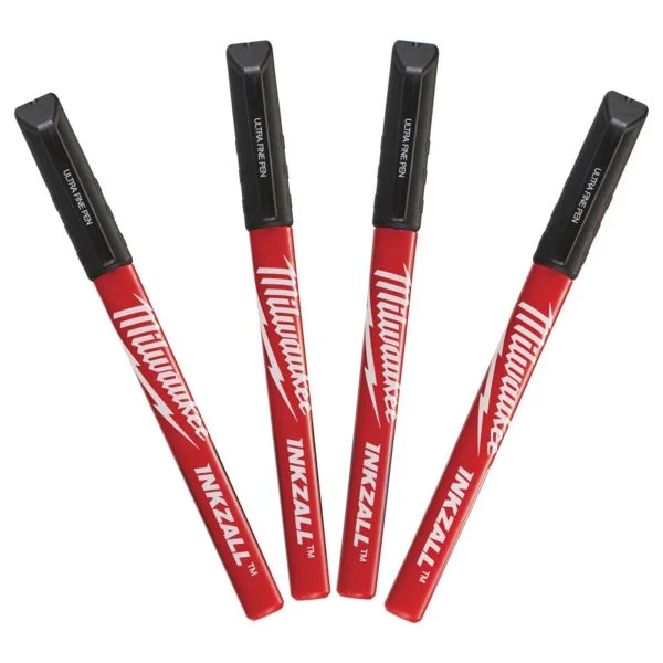 Комплект маркери MILWAUKEE INKZALL Ultra Fine Point Pens, 0,5 мм , 4 бр. / 48223164 Комплект маркери MILWAUKEE INKZALL Ultra Fine Point Pens, 0,5 мм , 4 бр. / 48223164